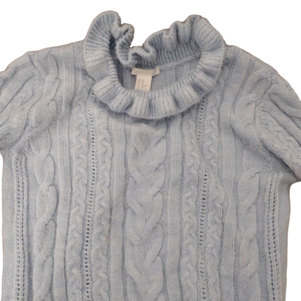 H and M Light Blue Sweater. Size XS.